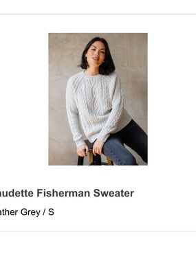 Able Claudette Fisherman Sweater
